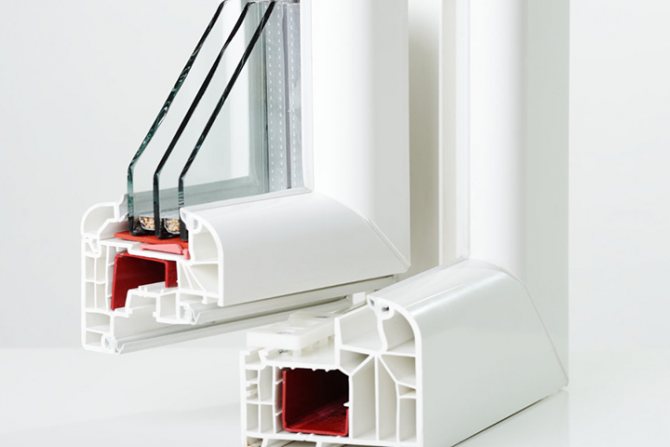 Perfil de PVC de 70 mm