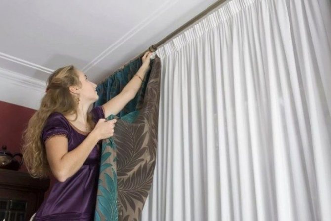 (74 photos) How beautiful to hang curtains