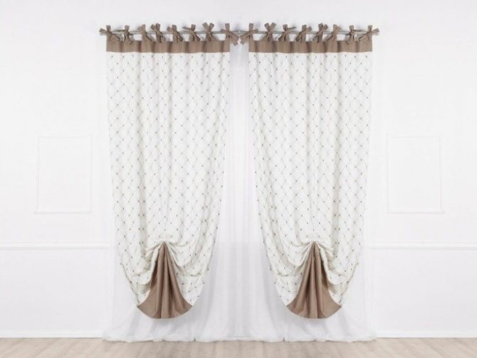 (74 photos) How beautiful to hang curtains