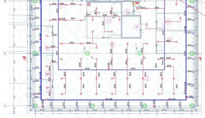 Scheme axonometrice de stingere a incendiilor