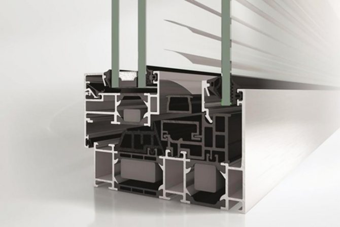 Schuco AWS 120 aluminum profile