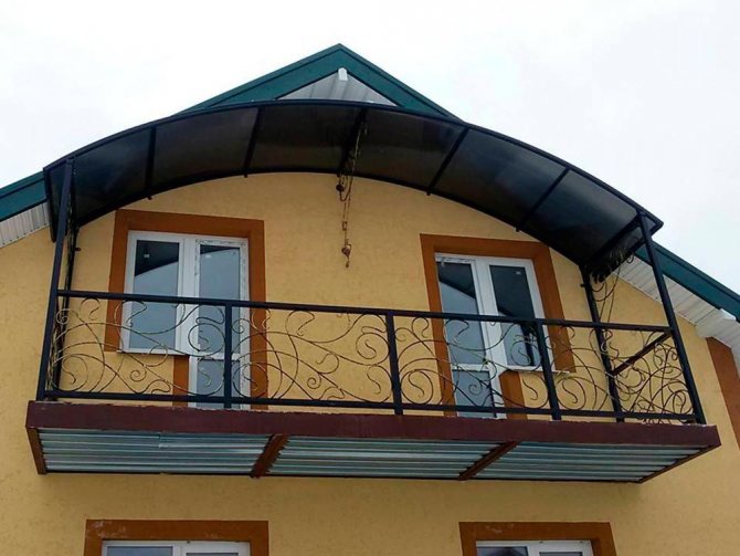 zasvođeni balkon