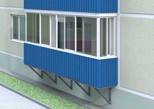 Balkón je plošina vyčnievajúca z roviny fasády domu