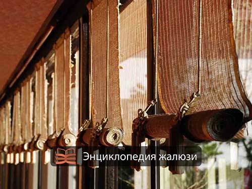 Bambu stor perdeler dış mekan panjurlarıdır
