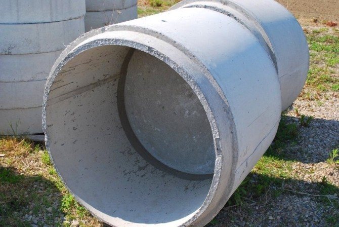 Betongring med blindbunn
