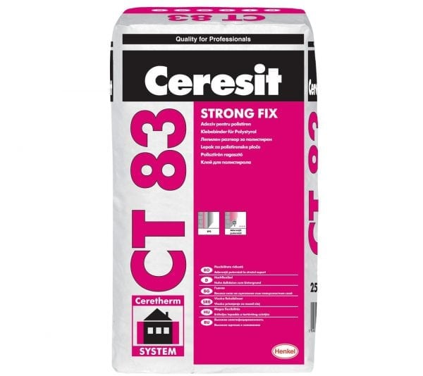 Ceresit CT 83 para la fijación de placas de EPS