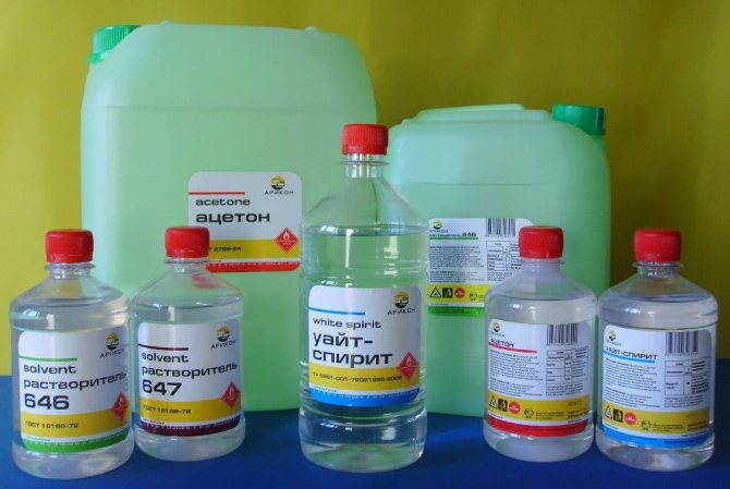 How to wash a primer with a solvent