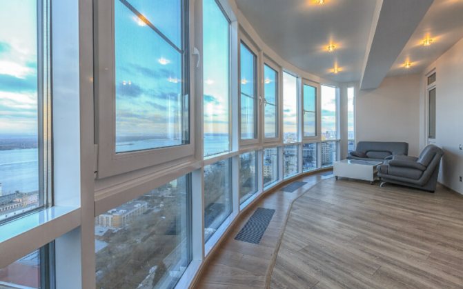 Install convectors in the floor to keep warm