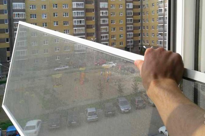 Uklanjanje mreže protiv komaraca prije zime