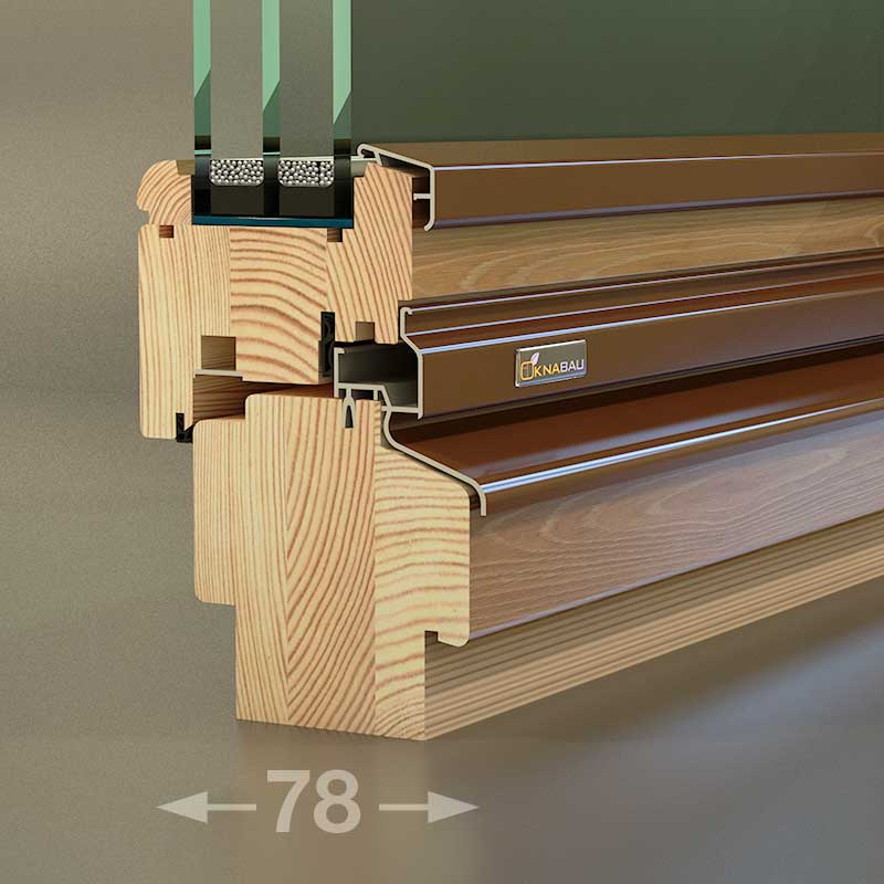 Ventana de madera Holz Bau