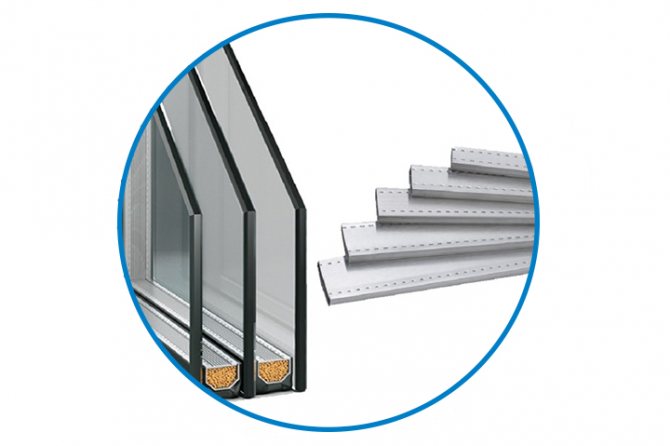 Spacers in double-glazed windows