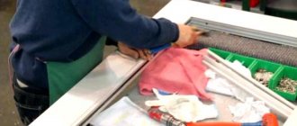Instalarea ușilor profilate din aluminiu