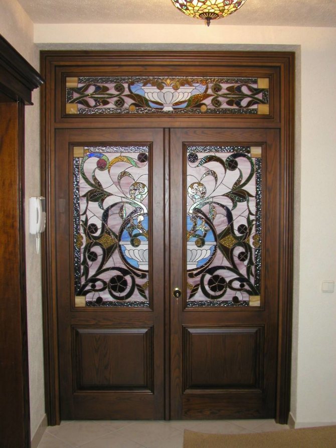 Door stained glass
