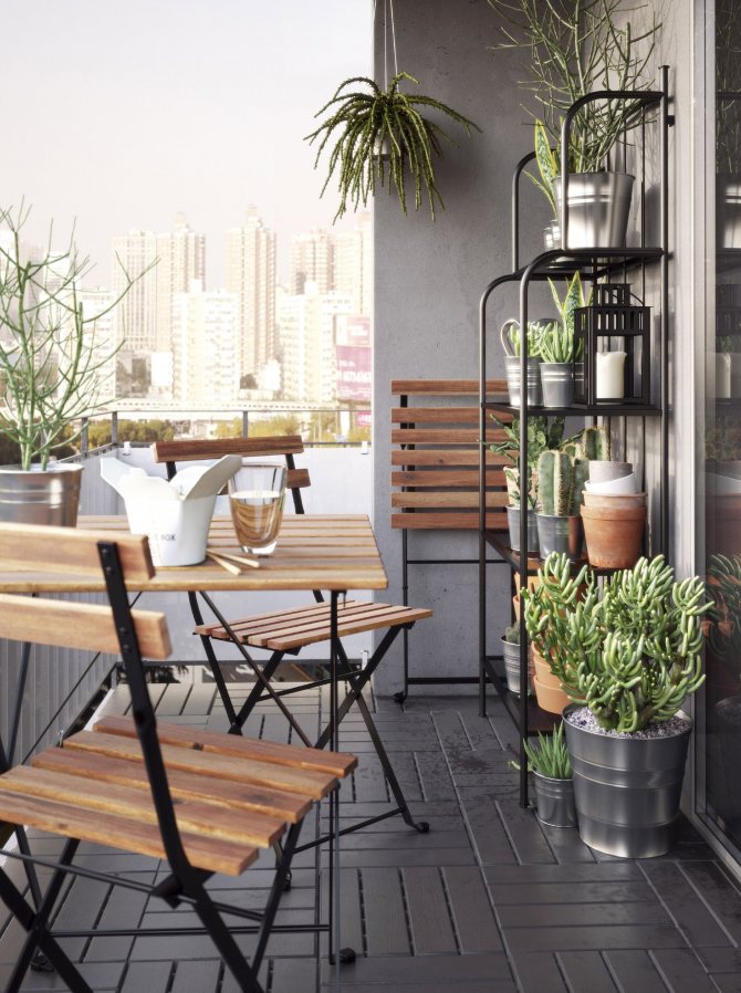 Foto numărul 3: Crearea unei zone de relaxare pe balcon: 10 idei de relaxare