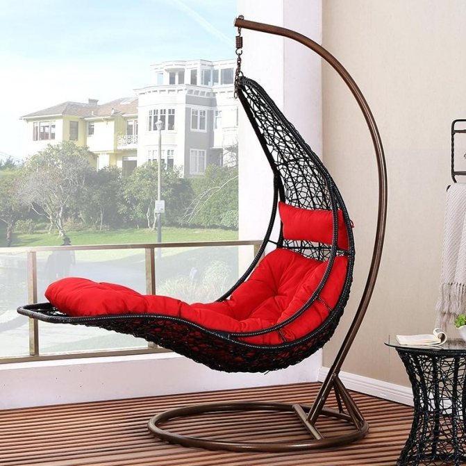 Foto numărul 5: Crearea unei zone de relaxare pe balcon: 10 idei pentru relaxare