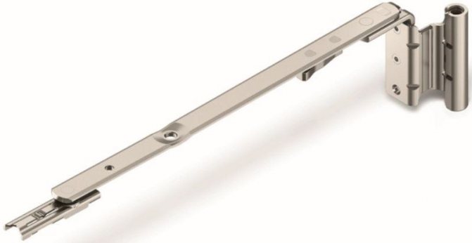 Foto: las tijeras estándar en el marco de los racores Roto NX permiten la microventilación *