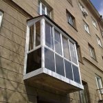 Френски балкон остъкляване тонизиране