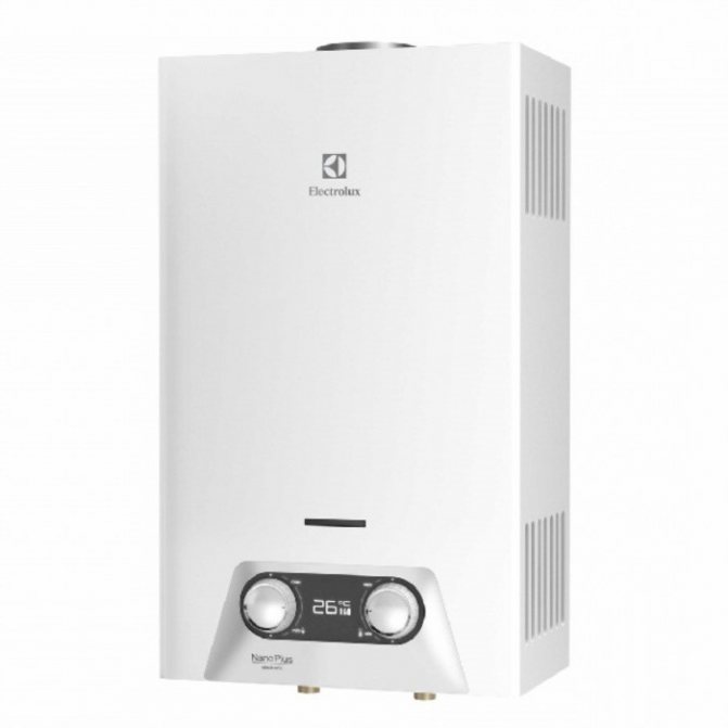 géiser ern nanoplus electrolux gwh 265