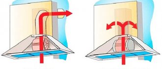 A principal diferença entre os dois tipos de coifa é que a coifa necessita de um duto de ar para retirar o ar da cozinha. Recirculação oposta - purifica o ar com um filtro de carvão e o envia de volta para a cozinha