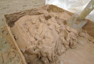 Clay with cement use