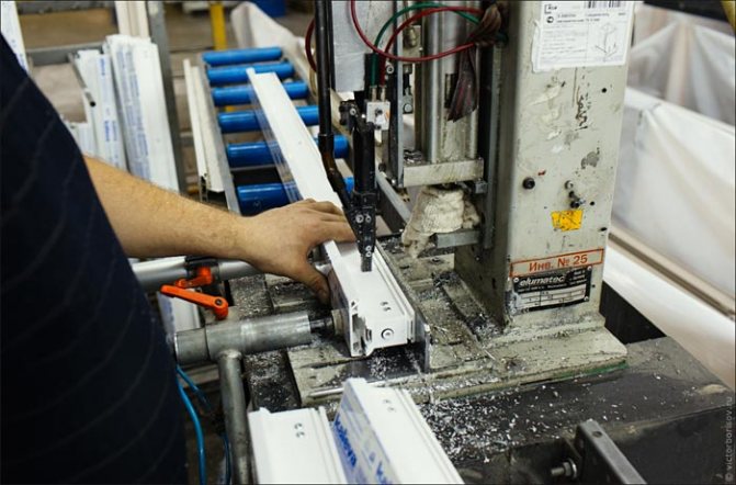 Manufacturing of impost - partitions between the sashes in the windows