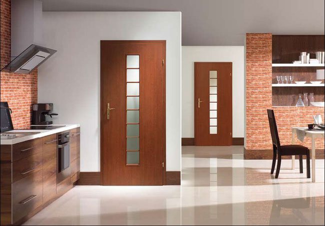 High-quality PVC doors are visually not inferior even to wooden ones