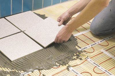 Azulejo para chão quente