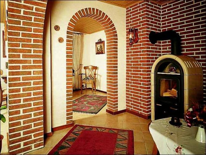 Como decorar um arco com tijolos decorativos - etapas do trabalho, instruções, conselhos dos pedreiros
