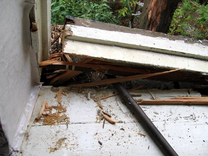 How to properly dismantle wooden windows dismantling the frame