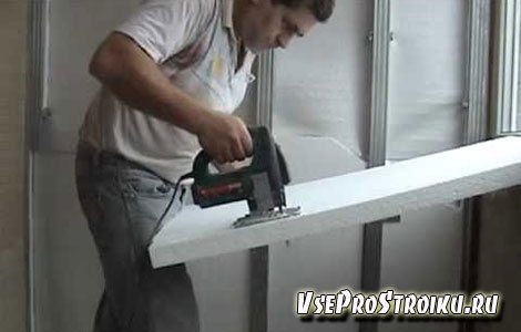 Как се реже стиропор