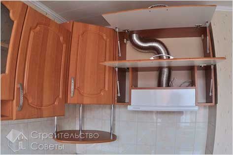 Cómo ocultar una campana en la cocina debajo de paneles de yeso.