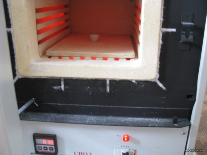 Muffle furnace chamber