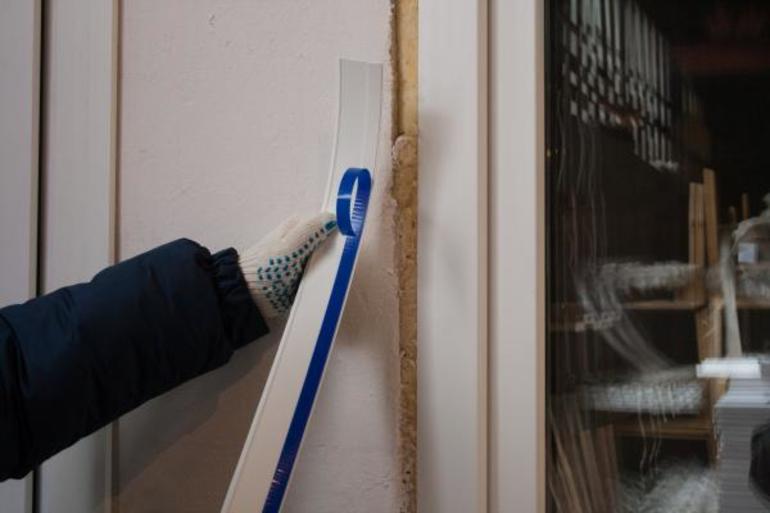 bild av installationsproceduren för polymerremsor