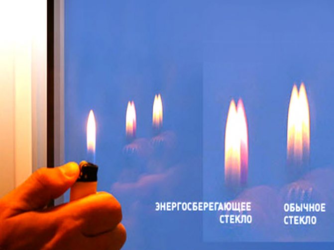 staklena slika koja štedi energiju