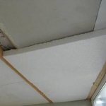 Roof above the balcony of the last floor