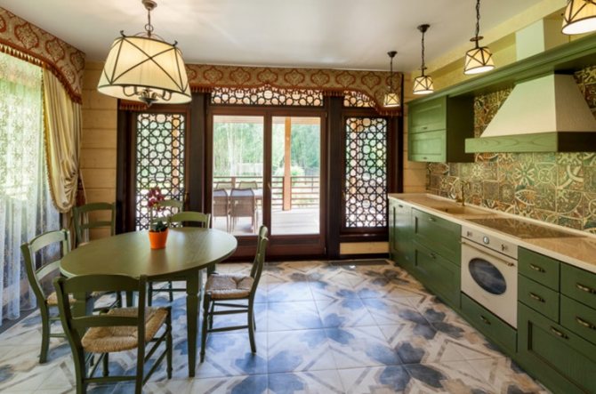 Cocina de estilo oriental