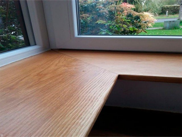 materiales para alféizares de ventanas de madera