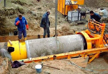 Microtunneling metode