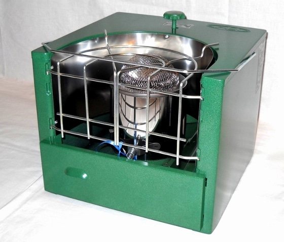 mini forno com pavio