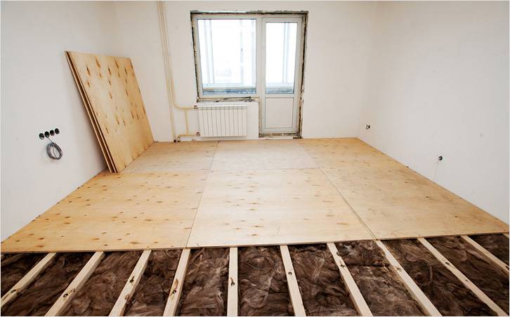 Installation av plywood