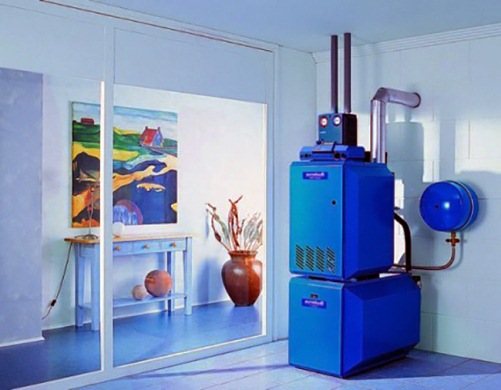 installation av en gasvärmegenerator
