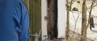 Instalación de ventanas de plástico.