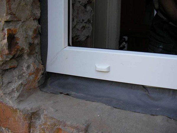 Instalación de ventanas de plástico.