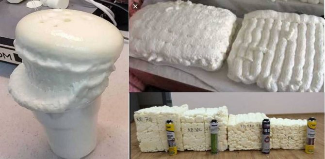 Espuma de poliuretano: tipos, que es mejor elegir.
