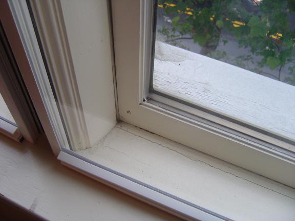 Glass can be the cause of the cold from plastic windows
