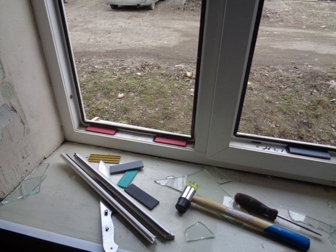 Sada na opravu skla
