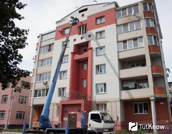 Primjena termoizolacijske boje Korund na fasadu