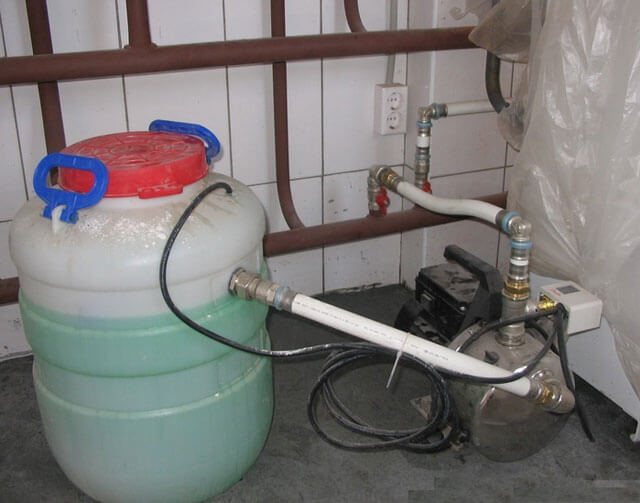 varmesystem fylle pumpe
