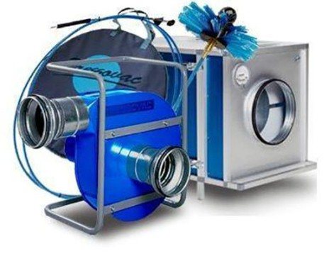 equipment for mechanical cleaning of ventilation shafts