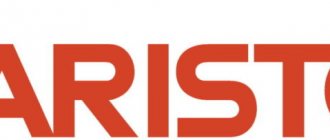 Logotipo oficial da Ariston
